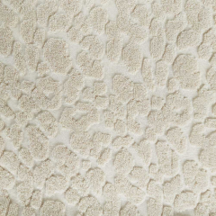 Sweat Frottee Stoff Leopardenmuster, beige