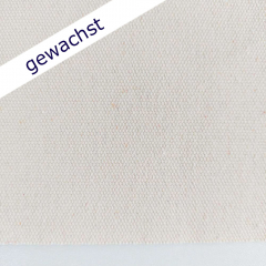 Canvas Stoff gewachst wasserabweisend uni Meterware, natur