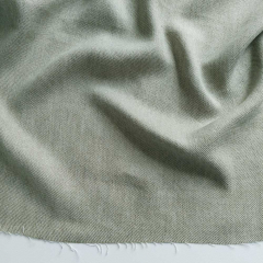 Viskose-Leinen Stoff weich fallend schilfgr�n – Twill Sommerstoff f�r Blusen, Kleider & Hosen
