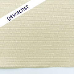Canvas Stoff gewachst wasserabweisend uni Meterware, sand