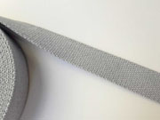 RESTST�CK 84 cm Gurtband Baumwolle 3 cm, hellgrau