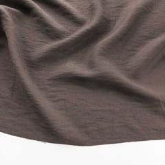 RESTST�CK 68 cm Viskosestoff leicht Sommerstoff atmungsaktiv Meterware Air Flow, dunkelbraun