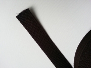 RESTST�CK 82 cm Gurtband Baumwolle 3,0 cm breit - dunkelbraun #56