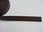 RESTST�CK 56 cm Gurtband Baumwolle 4 cm breit, dunkelbraun #56