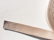 Gurtband Baumwolle 3 cm breit, dunkelbeige 41