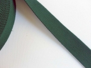RESTST�CK 45 cm Gurtband Baumwolle PL, 3 cm breit, dunkelgr�n