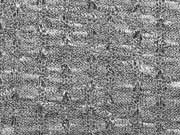 RESTST�CK 50 cm Luftiger Strickstoff mit kleinem Zopfmuster, grau