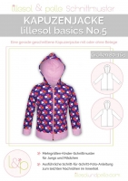 Papierschnittmuster Kapuzenjacke Kinder Lillesol Basics No.5