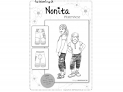 Papierschnittmuster Piratenhose Nonita Farbenmix