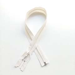 Rei�verschluss teilbar 70 cm, cremewei� #503
